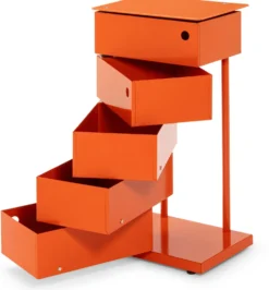 Drehladen-Container Stahlblech 5-fach