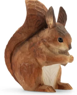 Eichhörnchen Lindenholz handgeschnitzt
