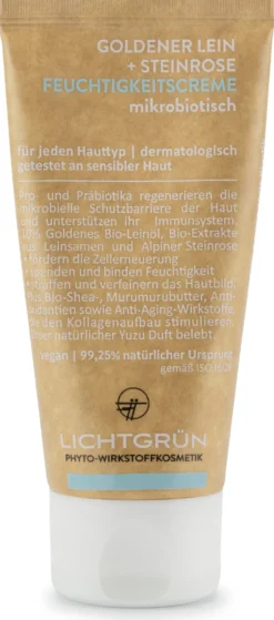 Feuchtigkeitscreme Goldener Lein und Steinrose