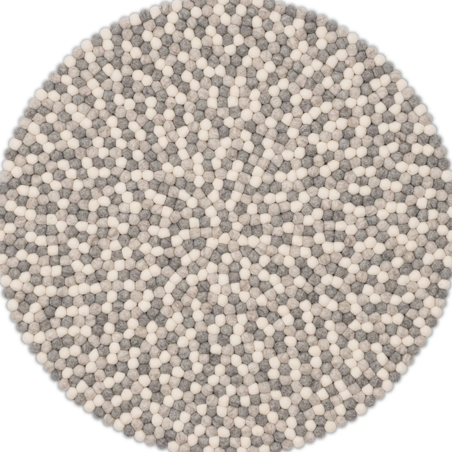 Filzkugelteppich