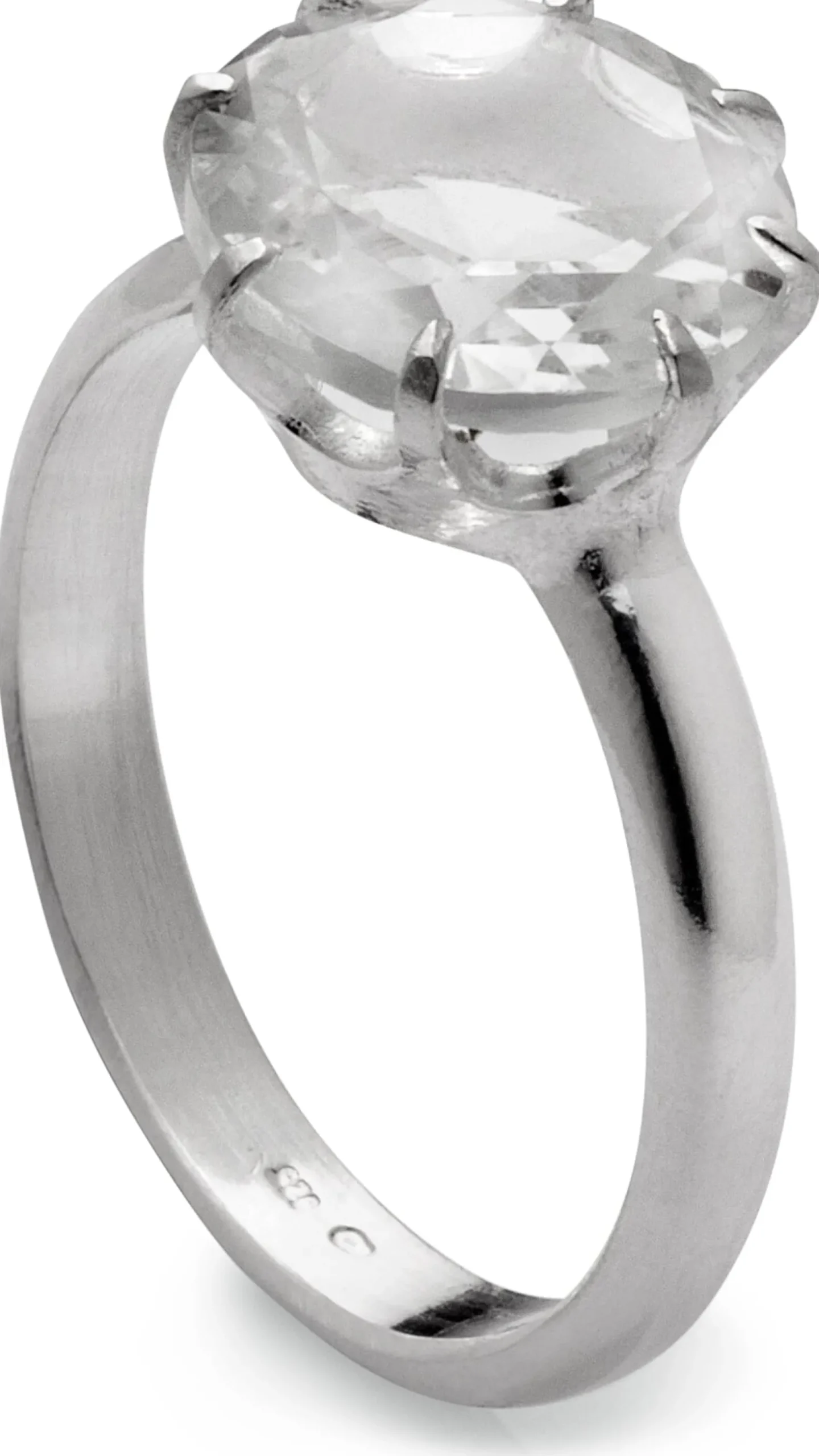Fingerring Bergkristall