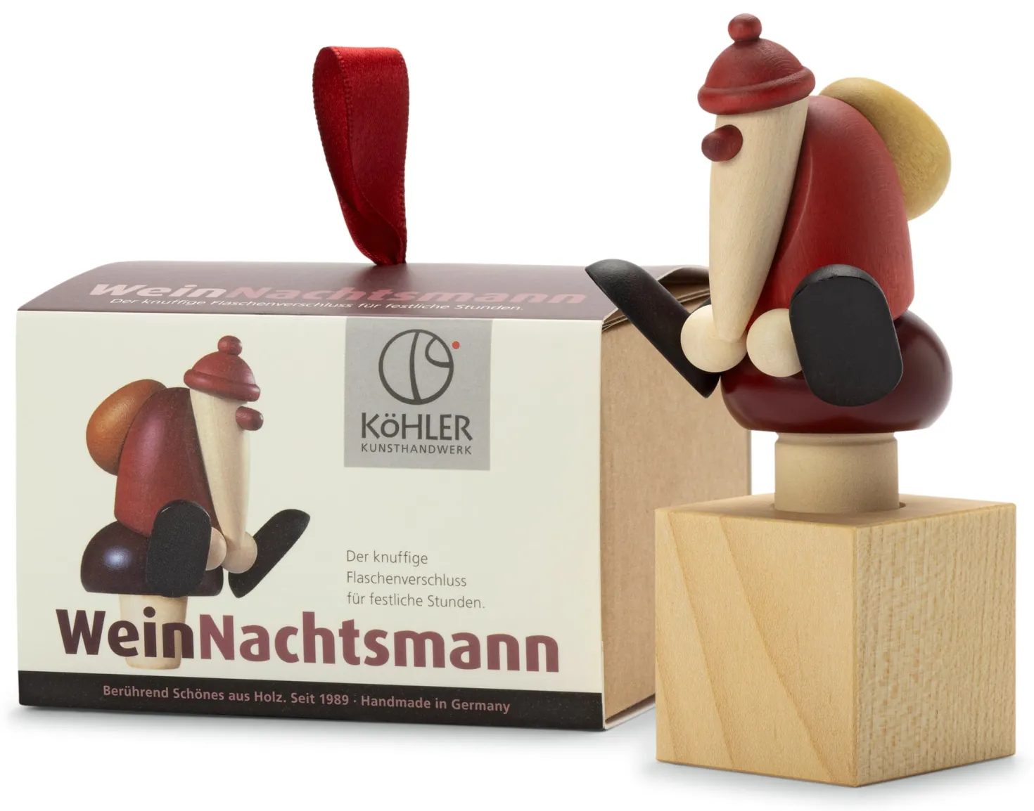 Flaschenverschluss WeinNachtsmann