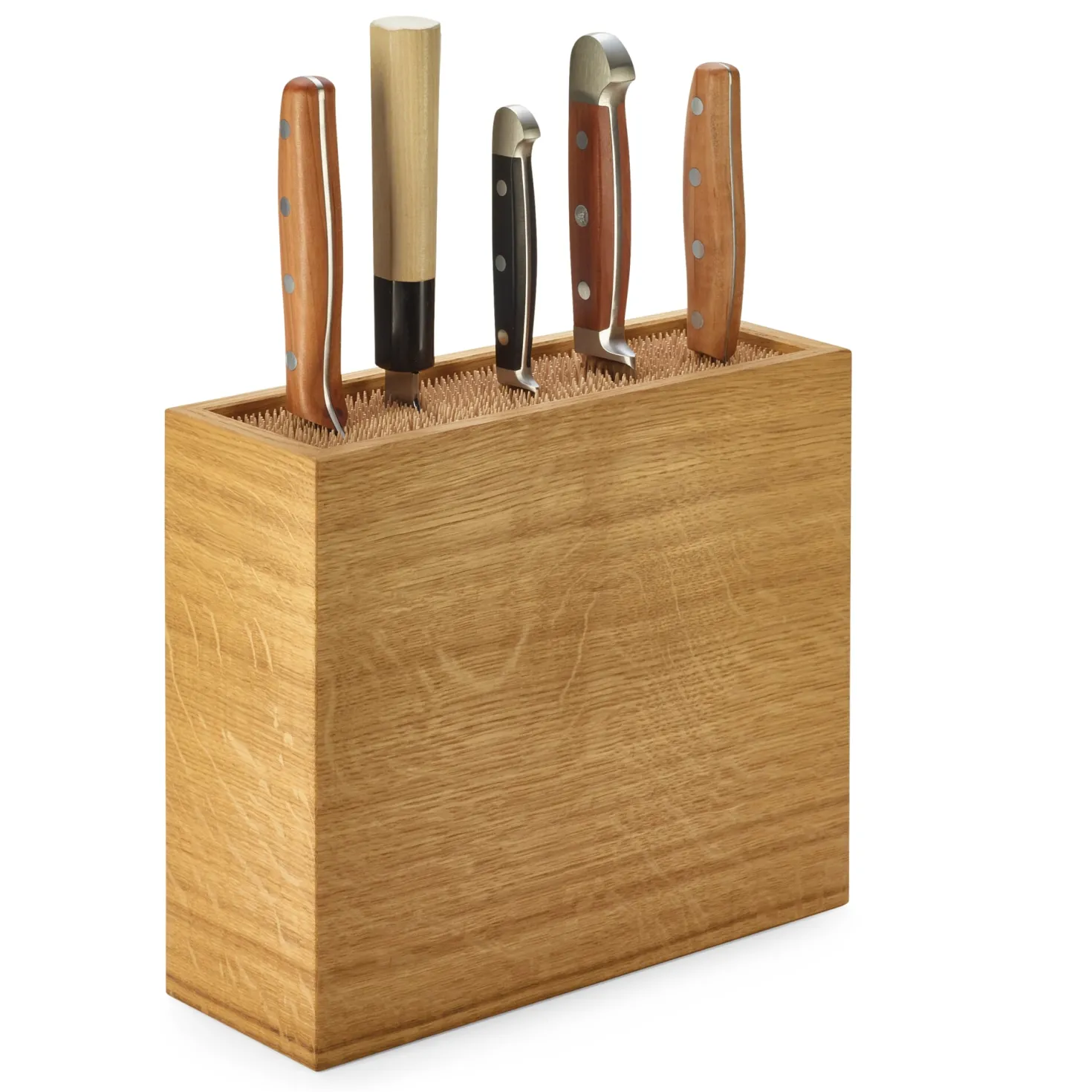 Flexibler Messerblock Eiche