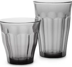 Französisches Bistroglas Grau