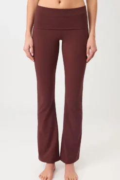 Freizeit-Leggings mit Rollbund