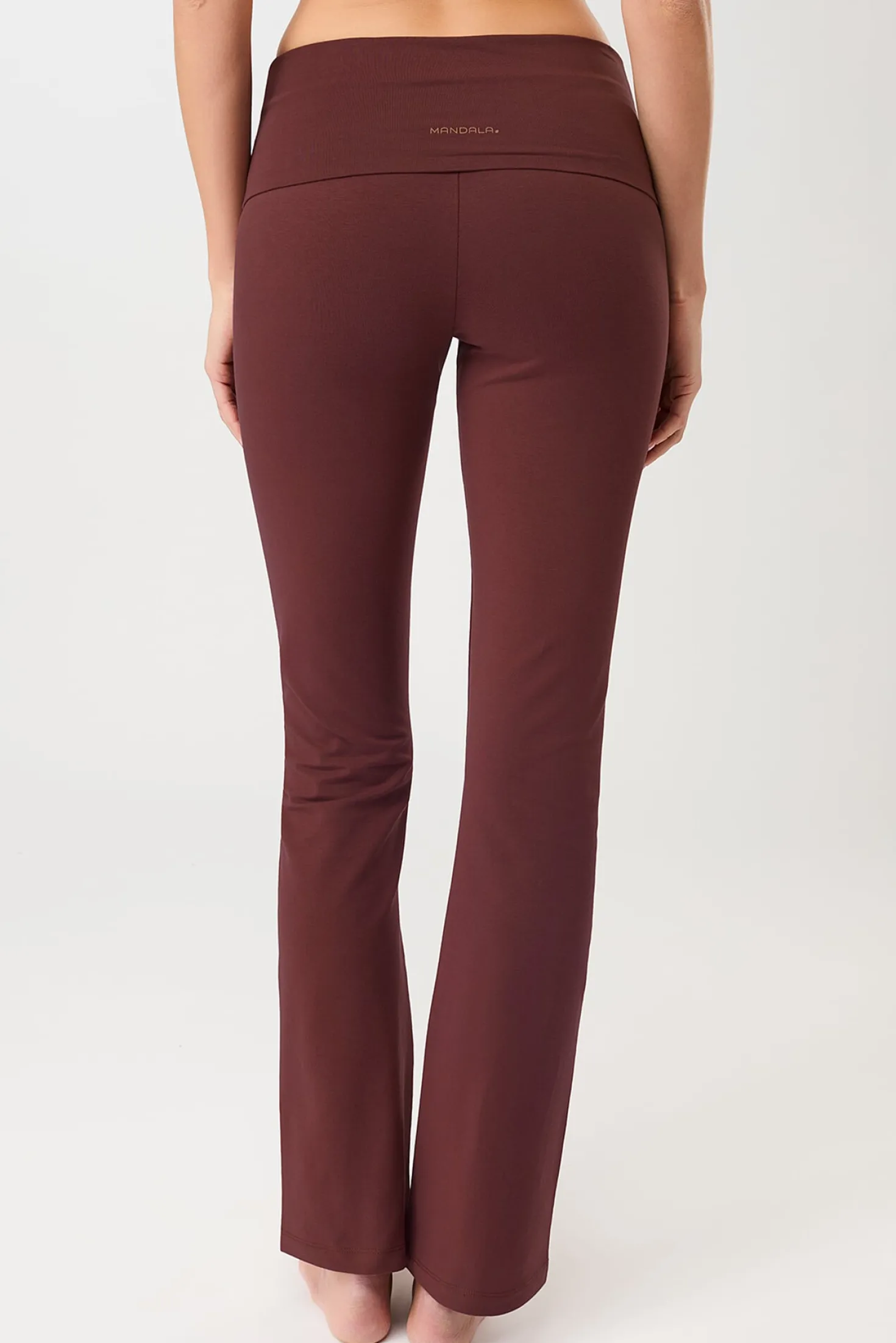Freizeit-Leggings mit Rollbund