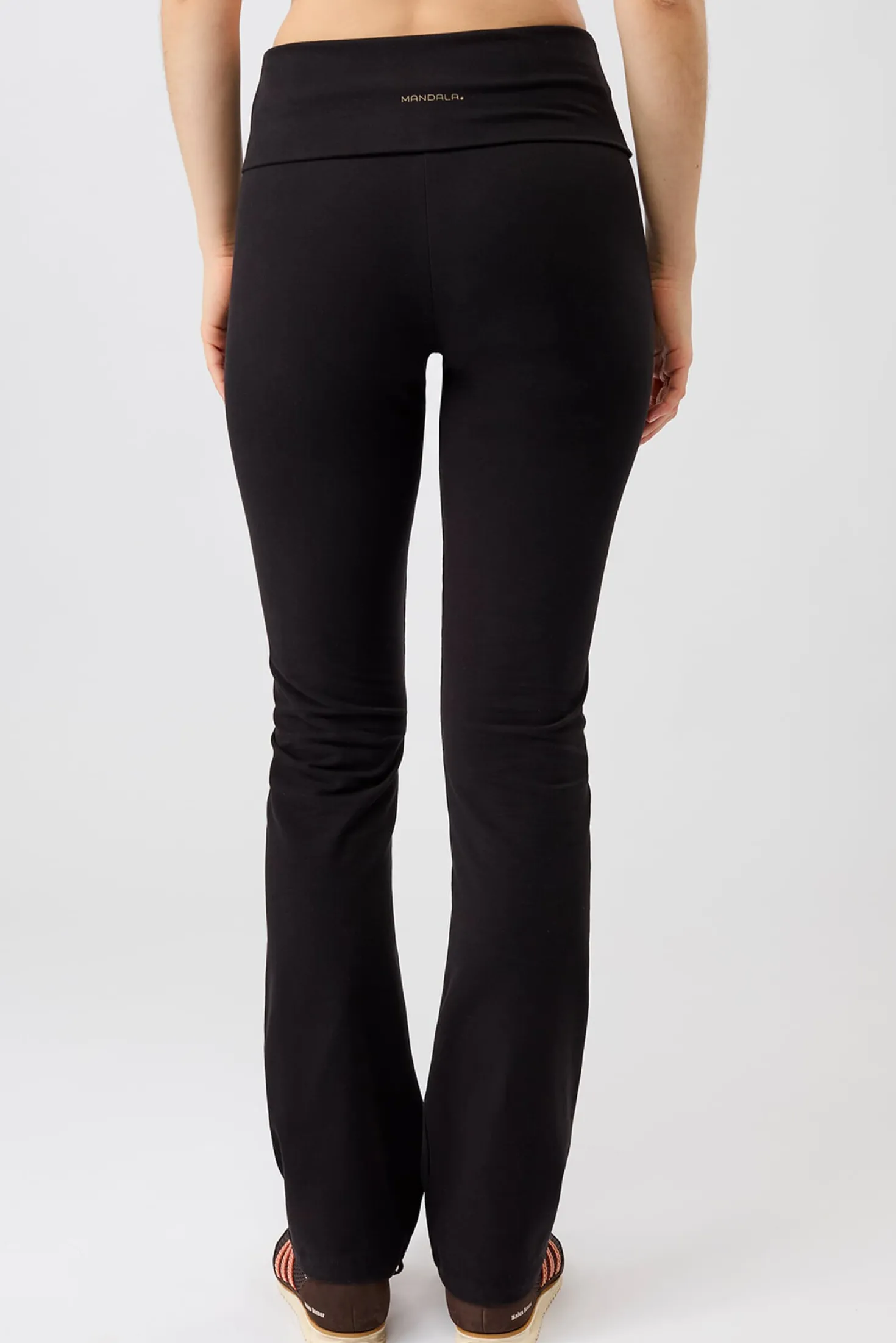 Freizeit-Leggings mit Rollbund