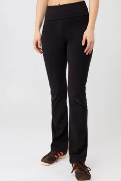 Freizeit-Leggings mit Rollbund