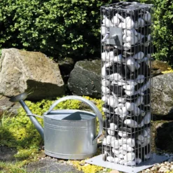 Gabionen-Wasserzapfsäule
