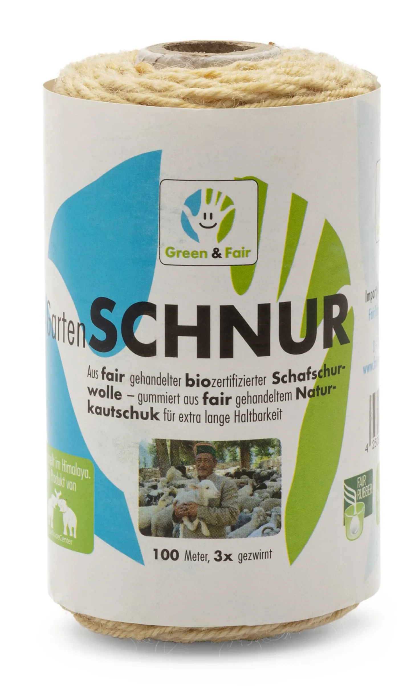Gartenbindegarn Schafwolle
