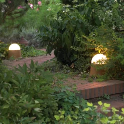 Gartenbodenleuchte Keramik