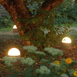Gartenbodenleuchte Keramik