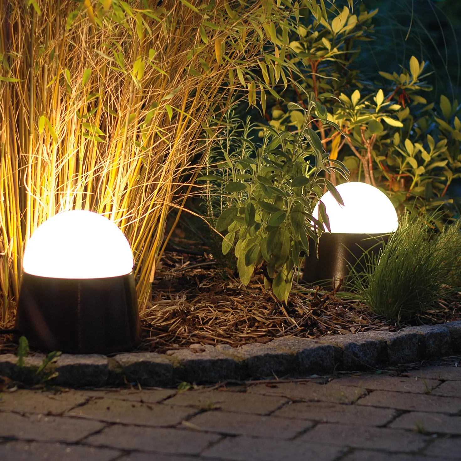 Gartenbodenleuchte Keramik