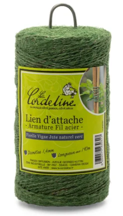 Gartengarn Jute mit Drahteinlage