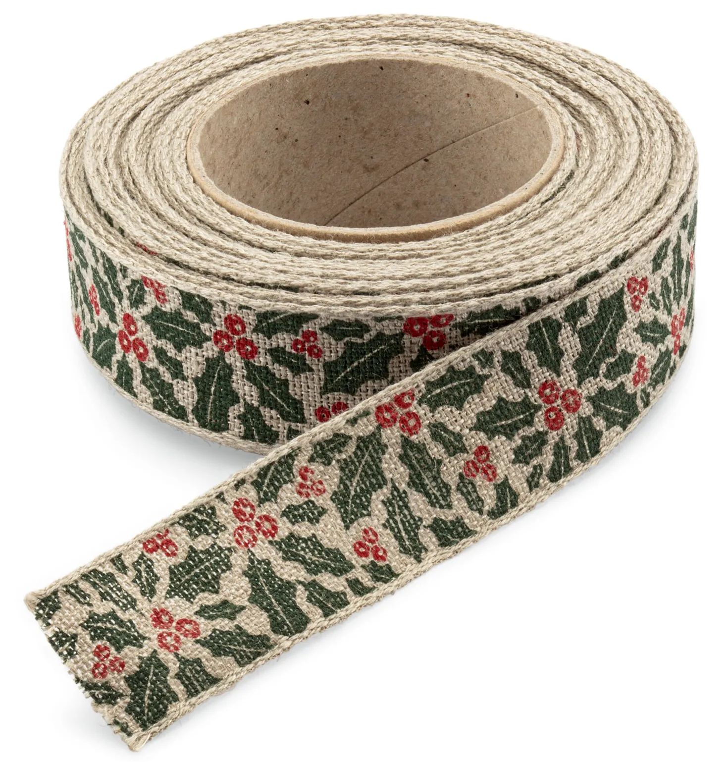 Geschenkband Leinen 2,5 cm