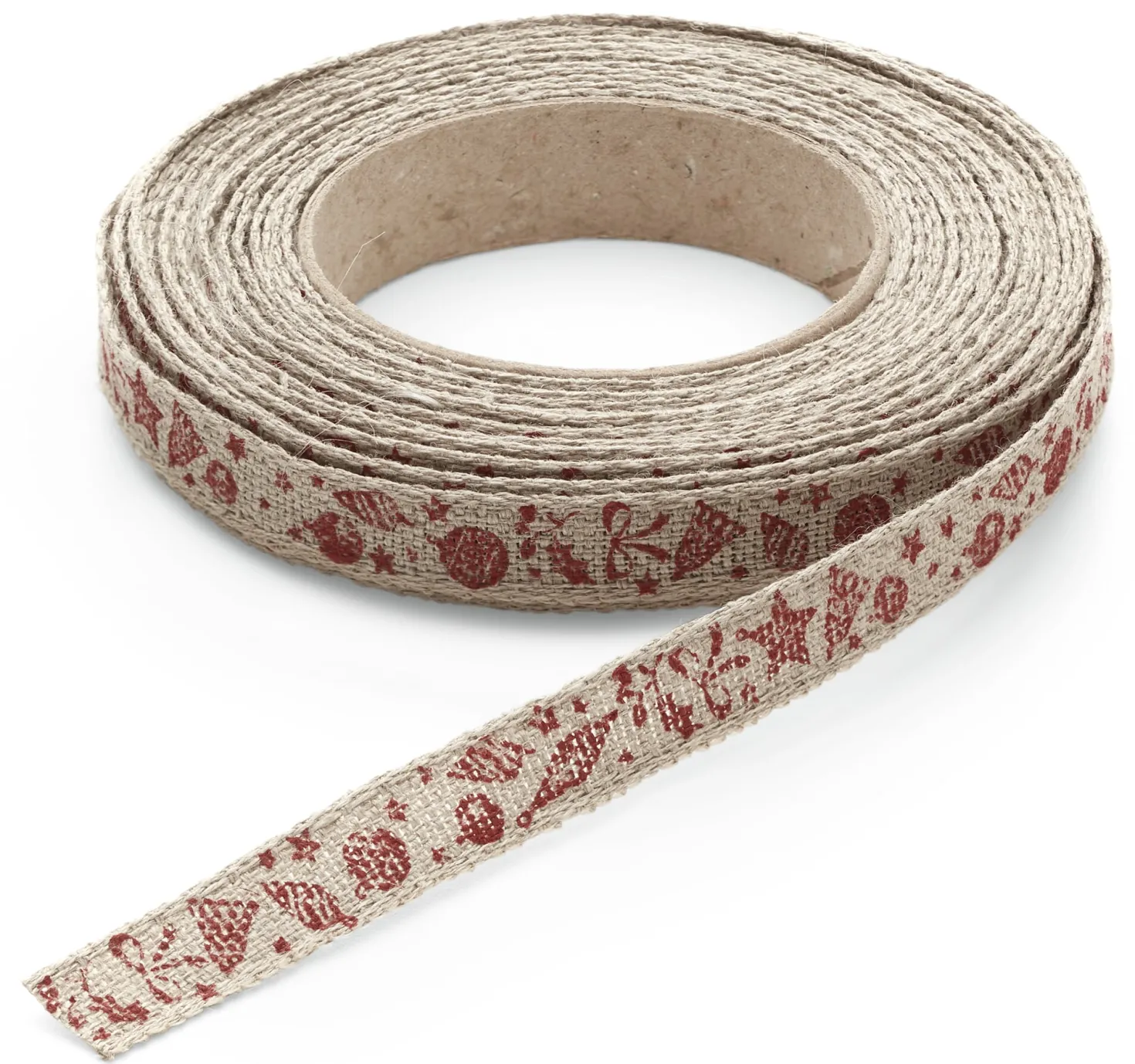 Geschenkband Leinen 1 cm