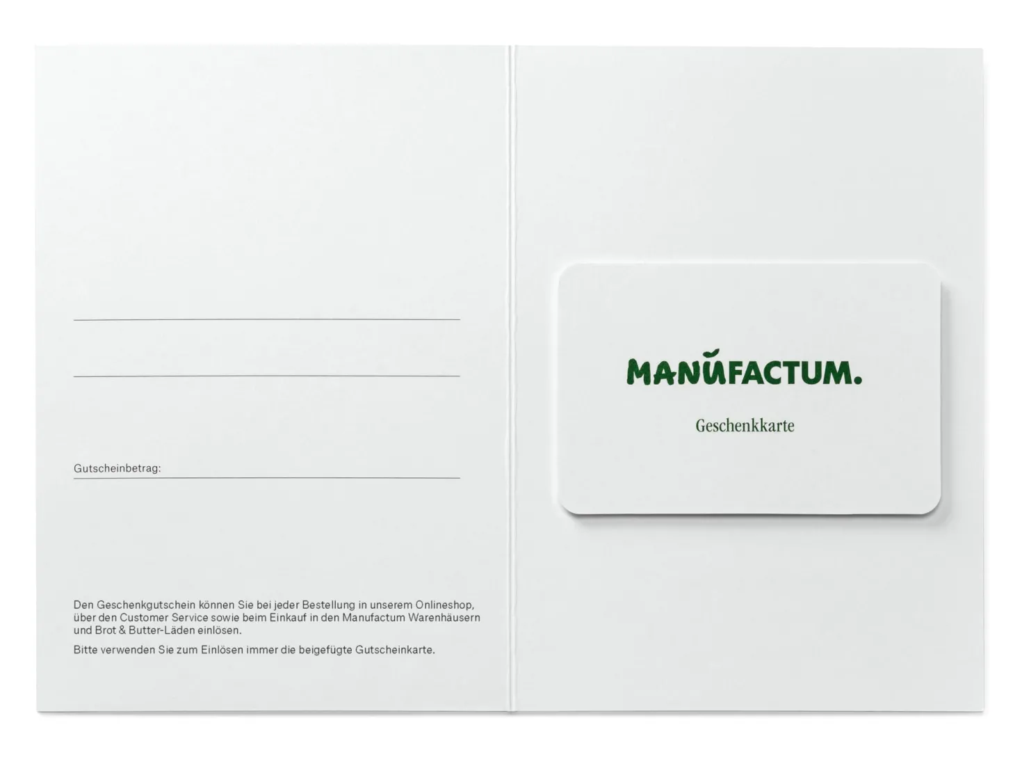 Geschenkgutschein