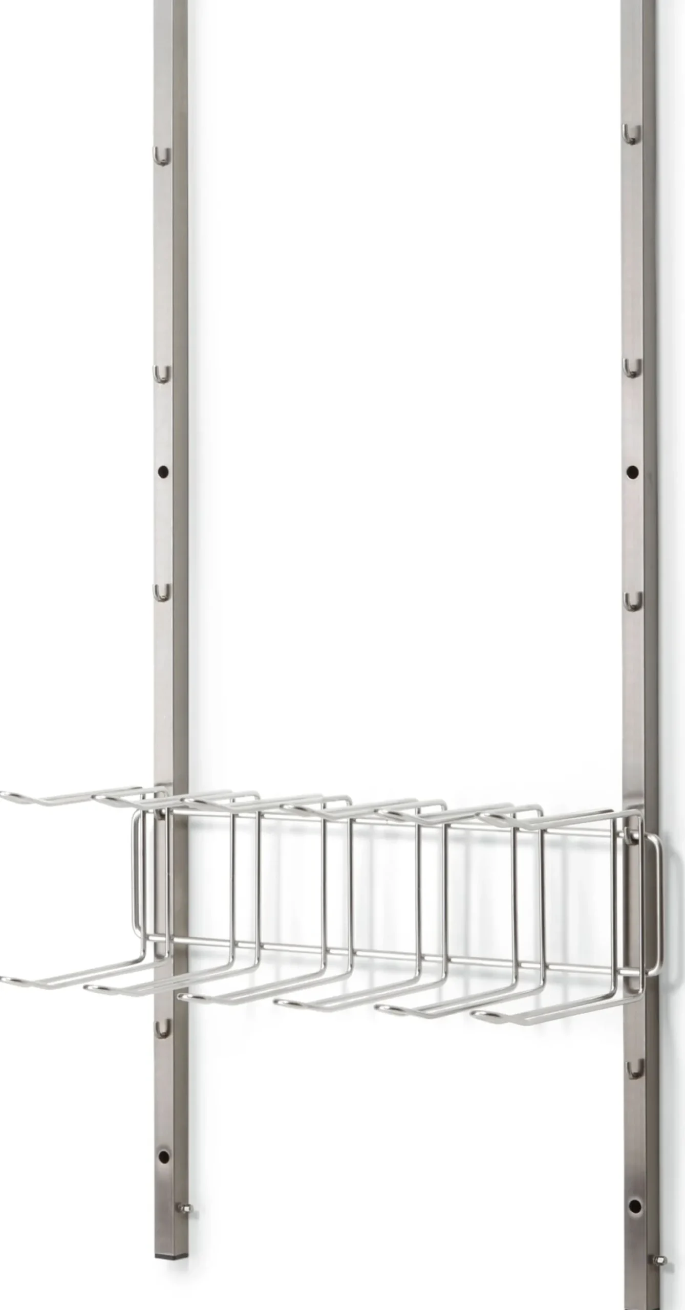 Hakenleiste zu Regalsystem Inox