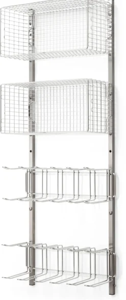 Hakenleiste zu Regalsystem Inox