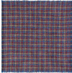 Halstuch Wolle N° 800, Blau-Rot