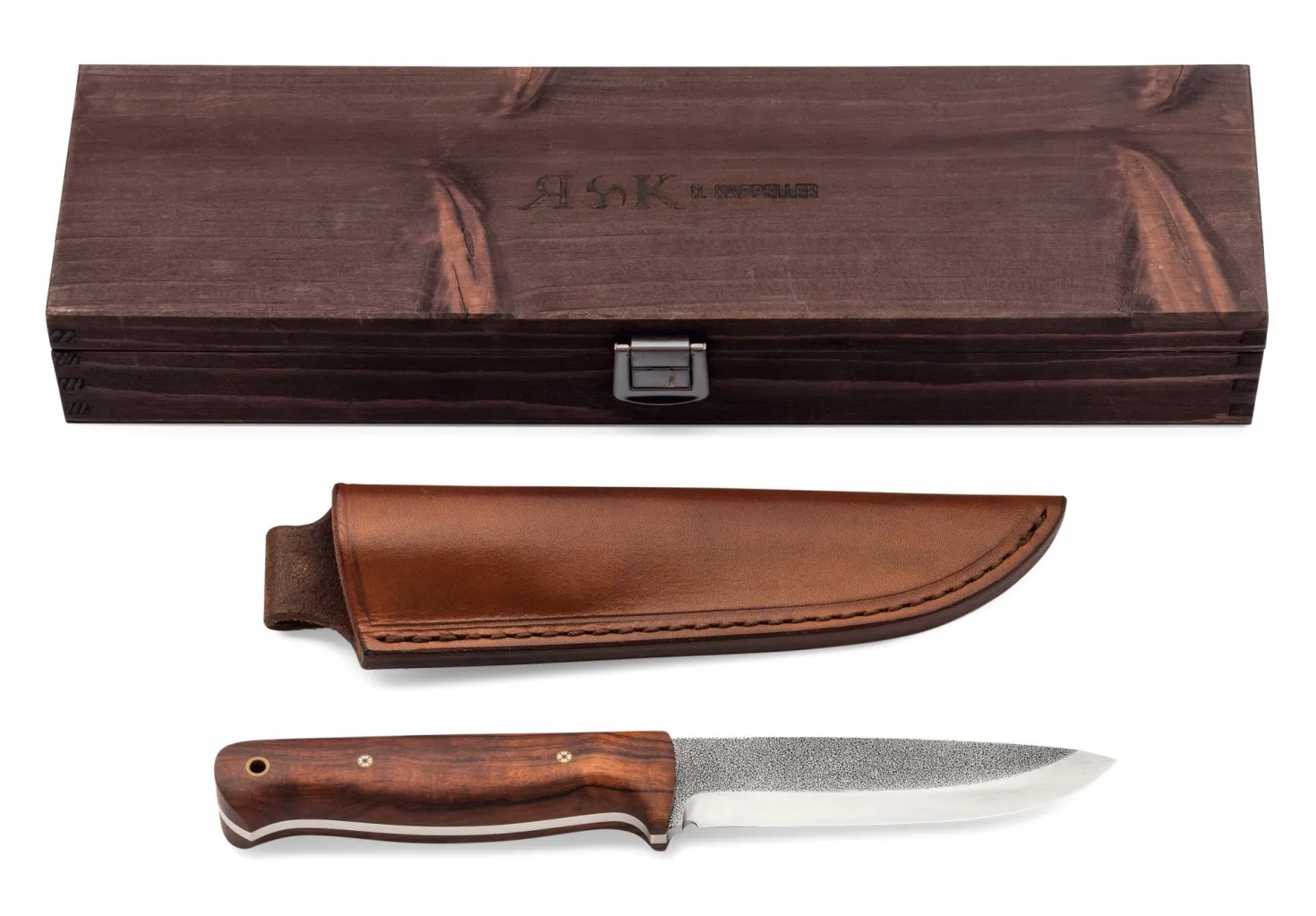 Handgefertigtes Flach-Erl-Messer