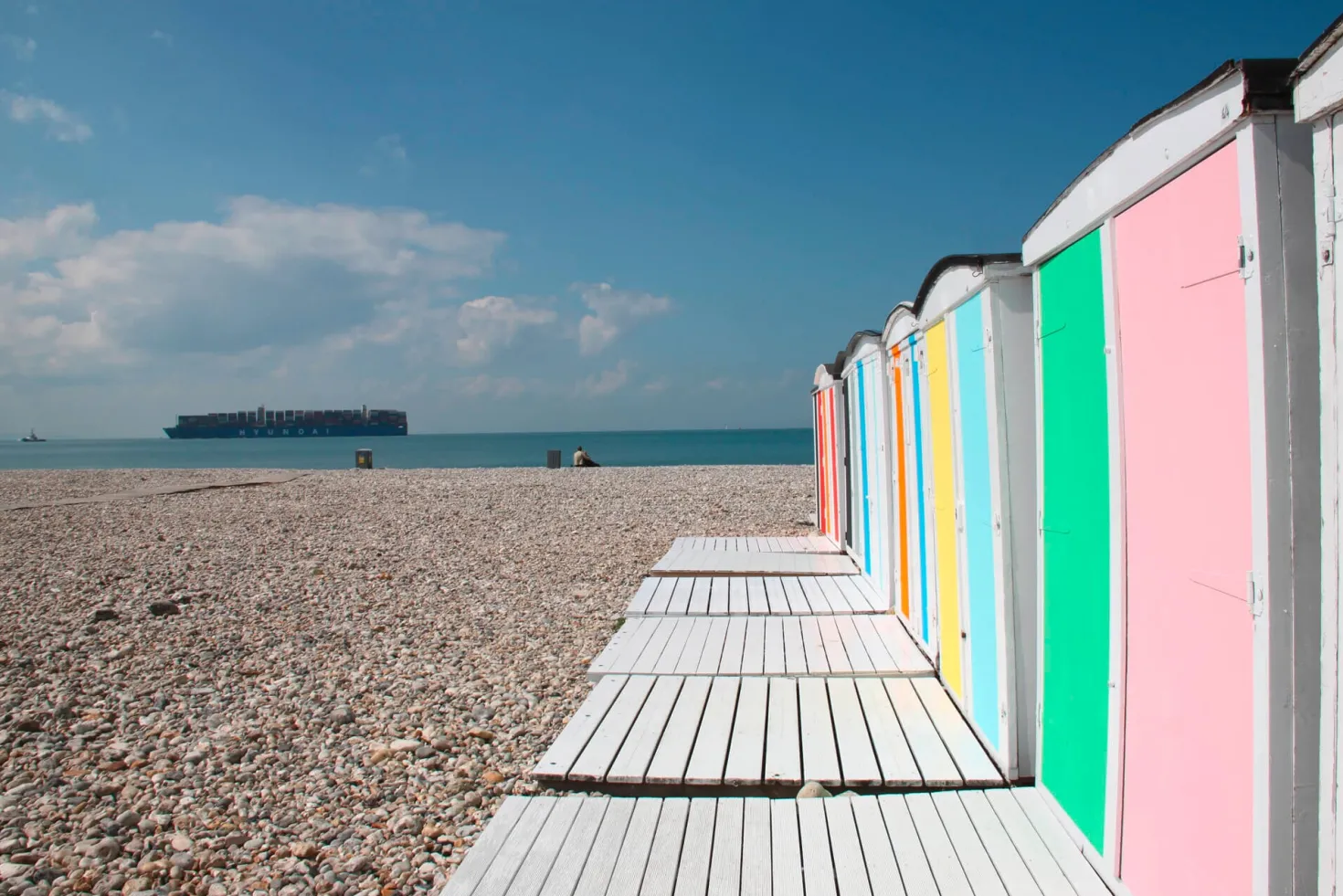Handtuch-Serie Colours on the Beach