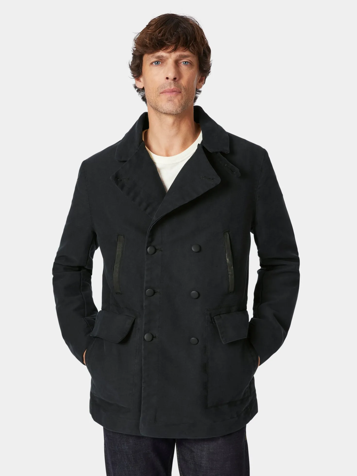 Hannes Roether Herrenjacke Doppelreiher