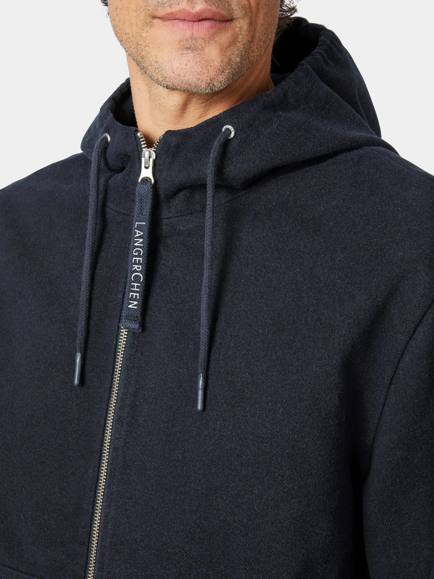 Herren-Blousonjacke mit Kapuze