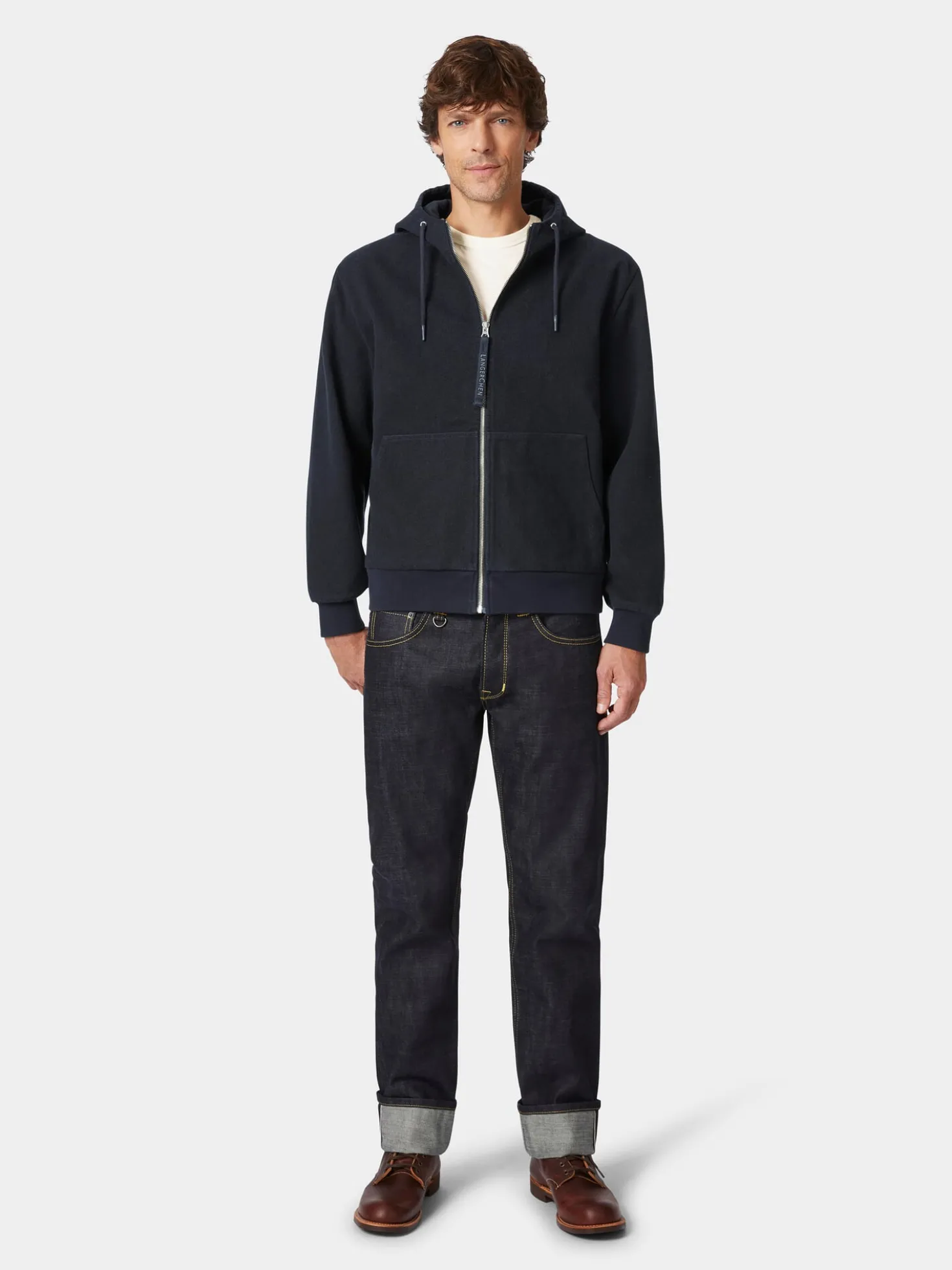 Herren-Blousonjacke mit Kapuze