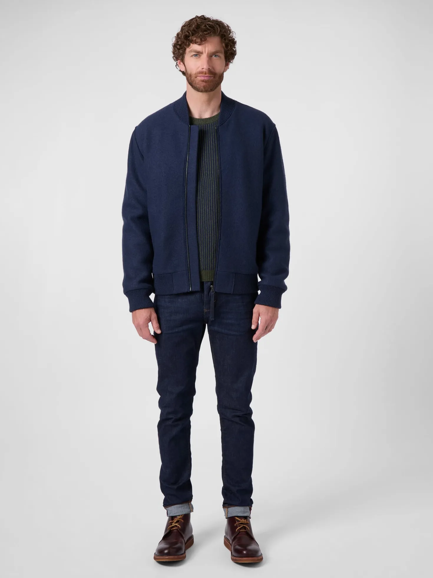 Herrenblouson Wolle