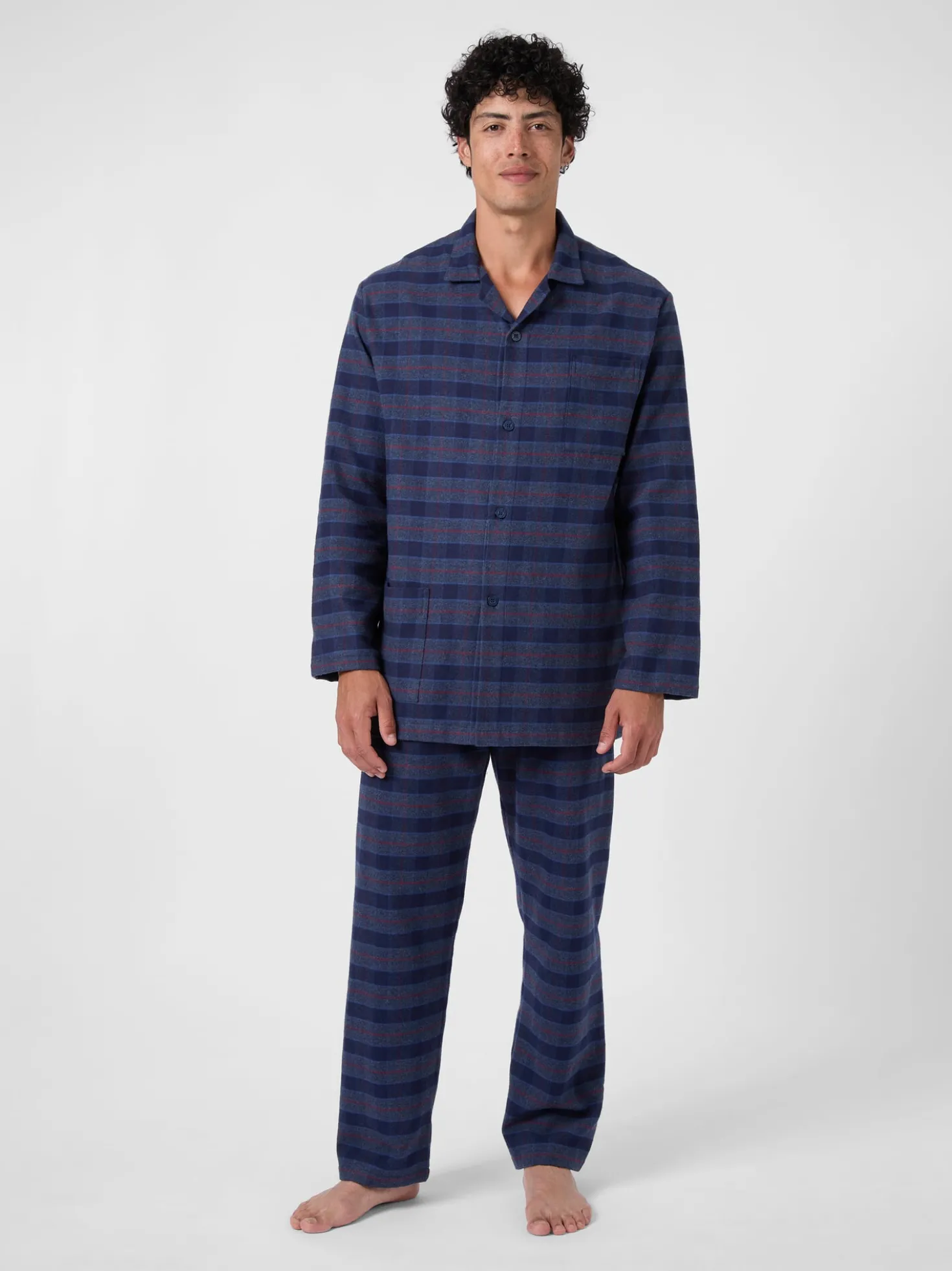 Herren-Flanellpyjama