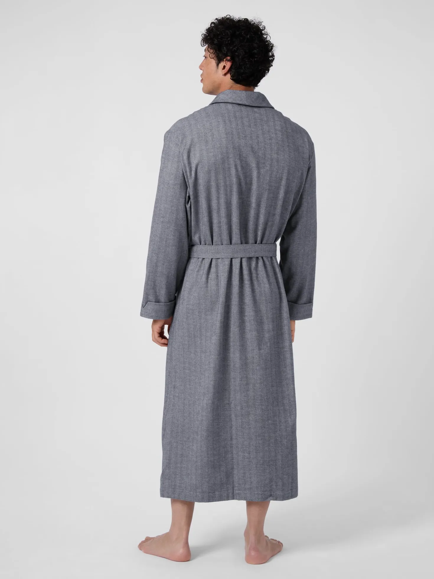 Herrenhausmantel Flanell