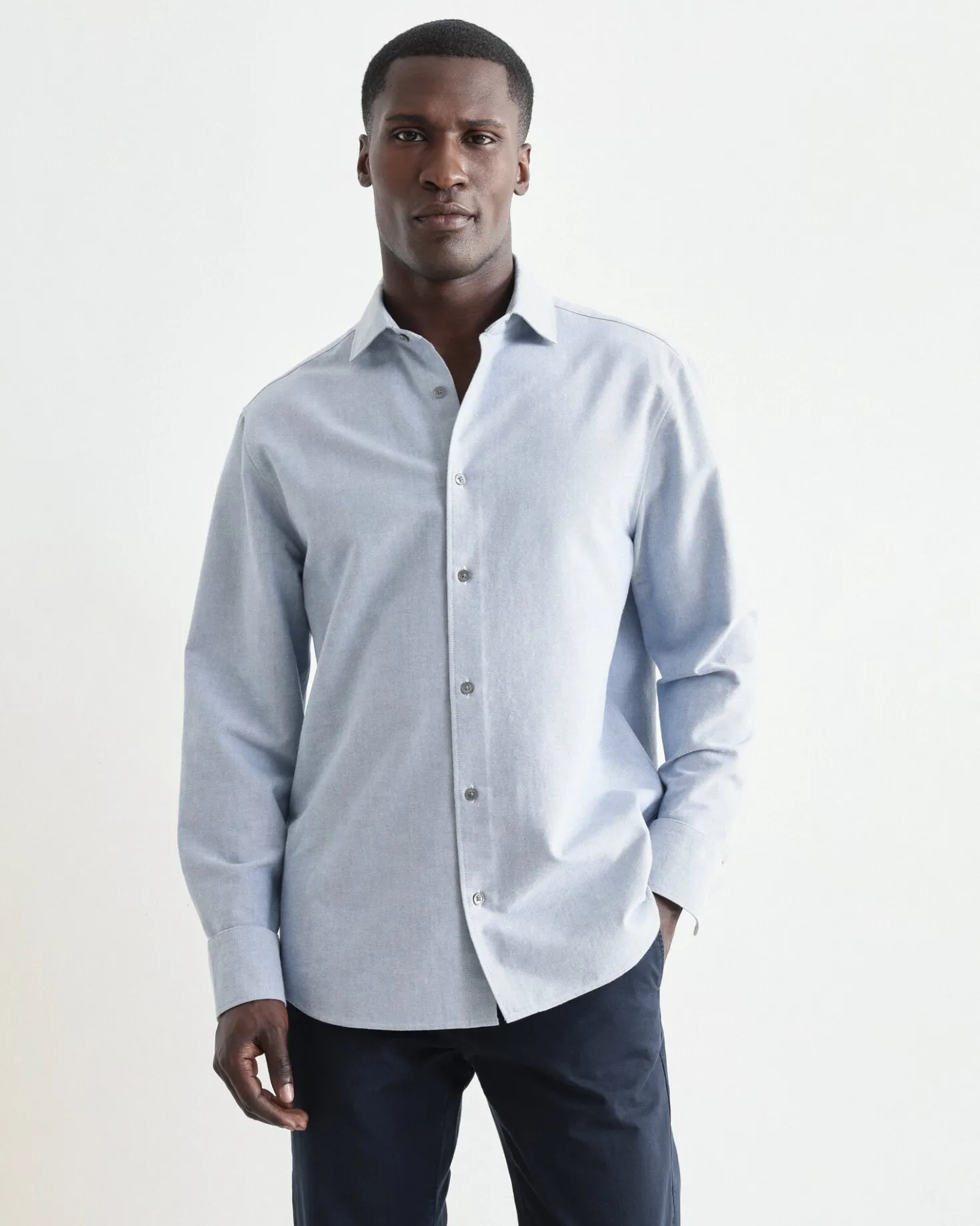 Herrenhemd Chambray