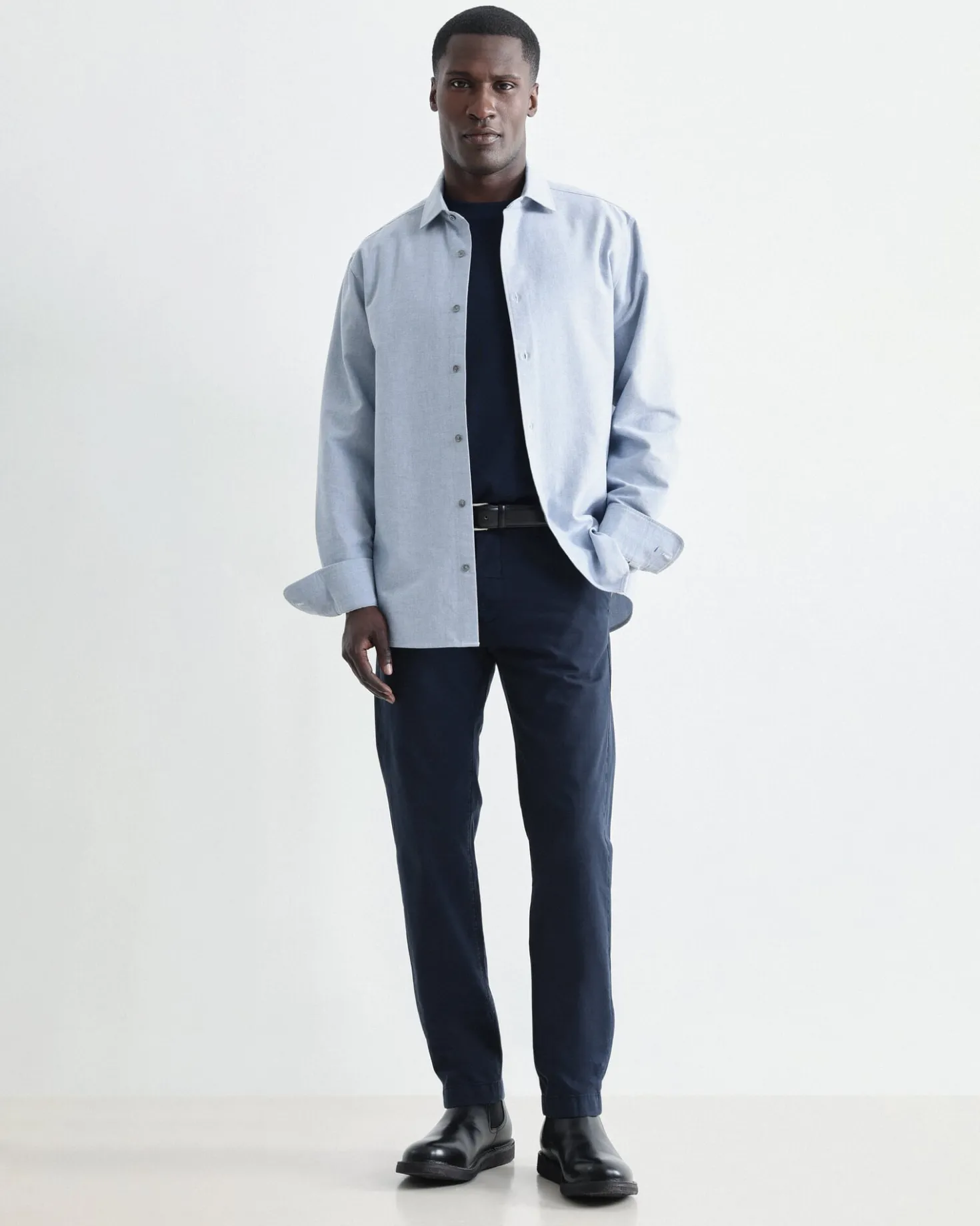Herrenhemd Chambray
