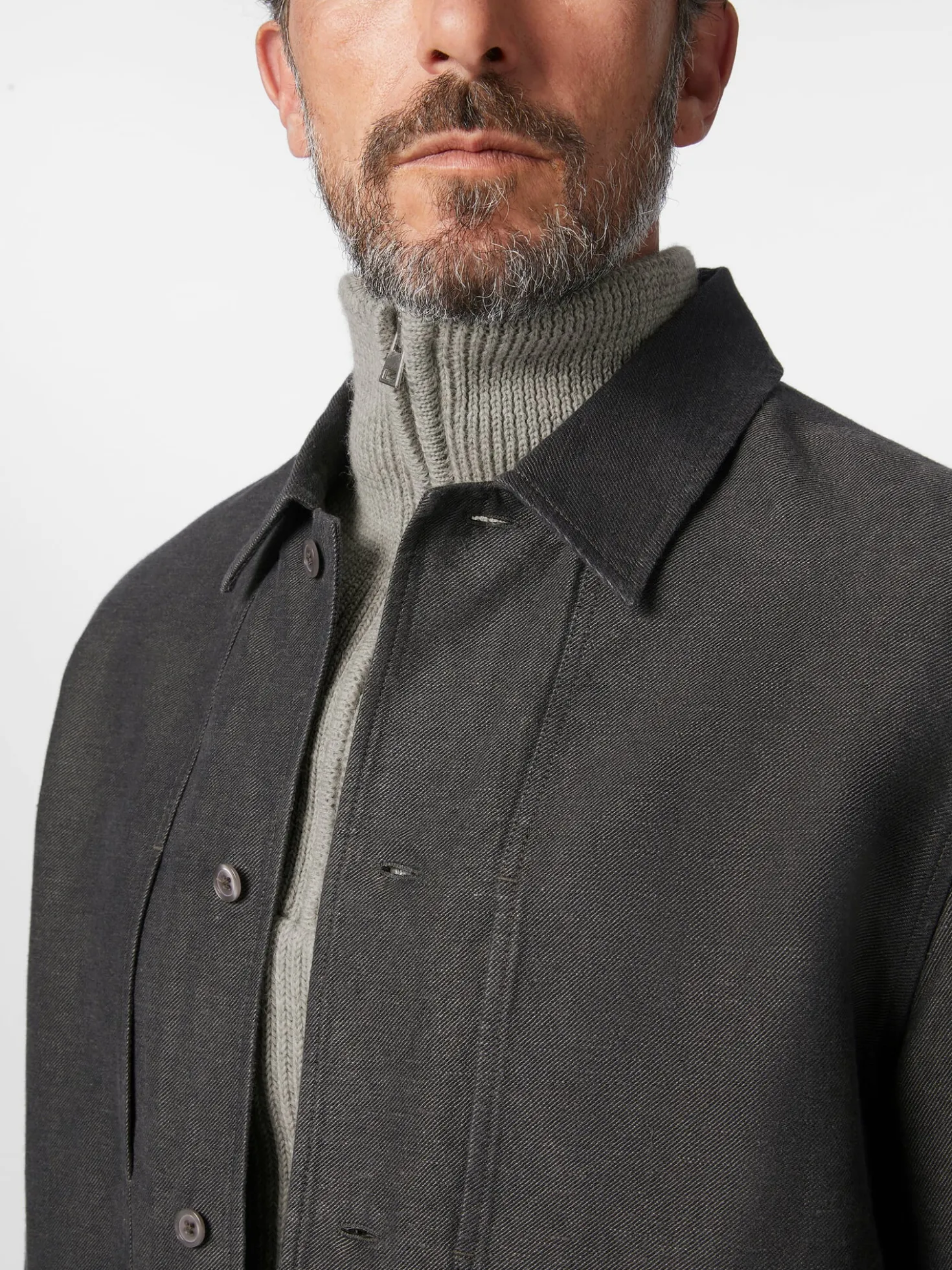 Herren-Hemdjacke