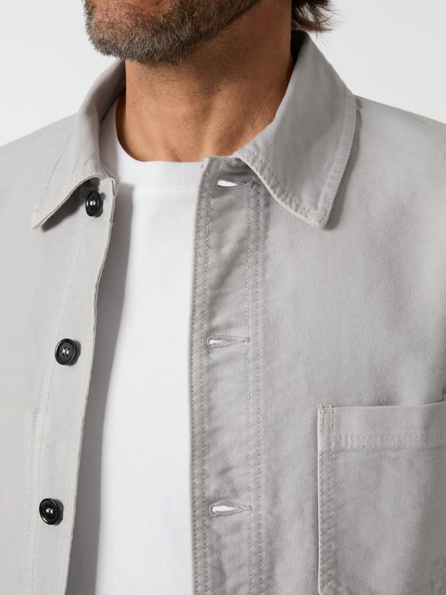Herren-Hemdjacke Moleskin