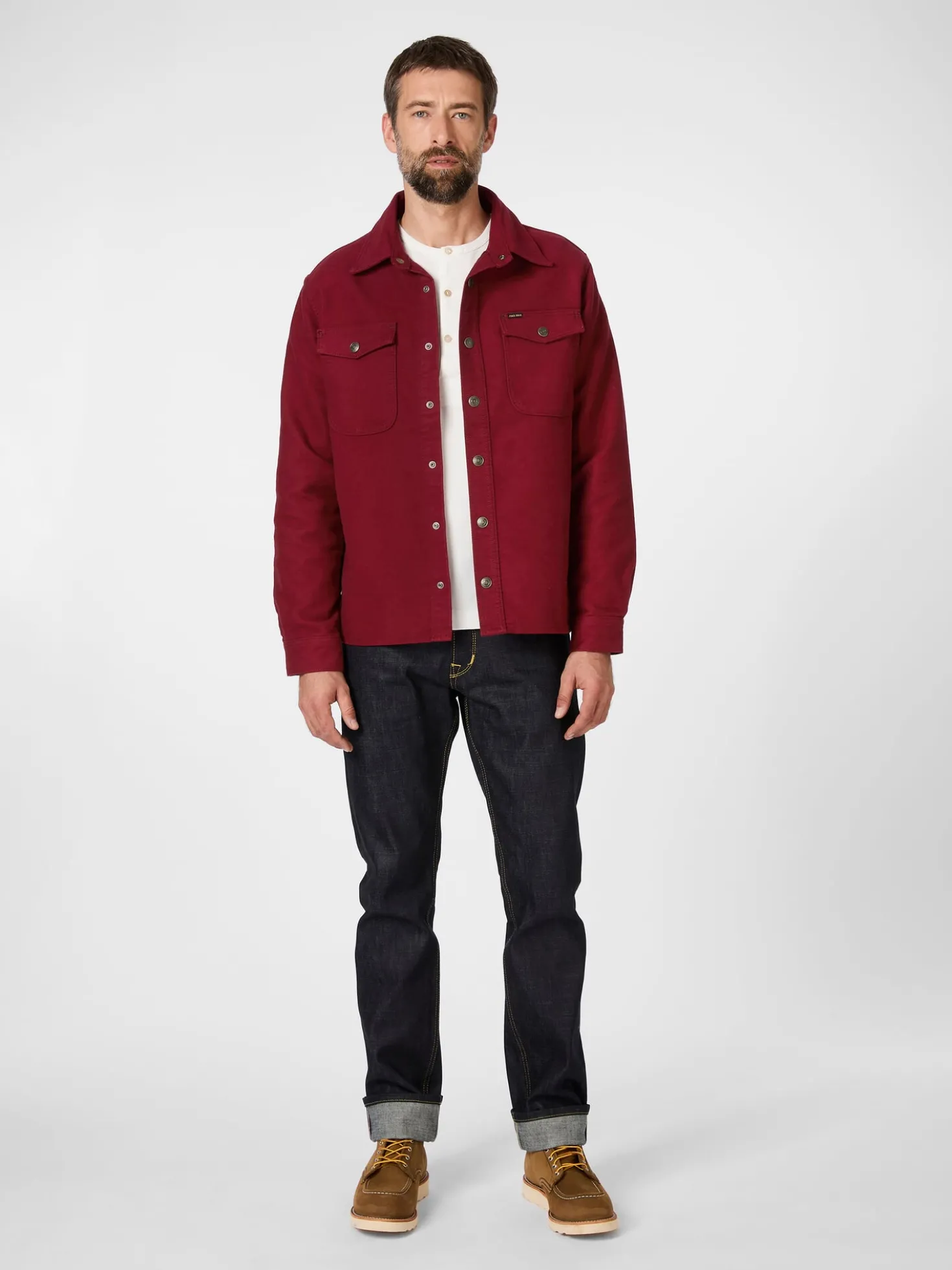 Herren-Hemdjacke Moleskin