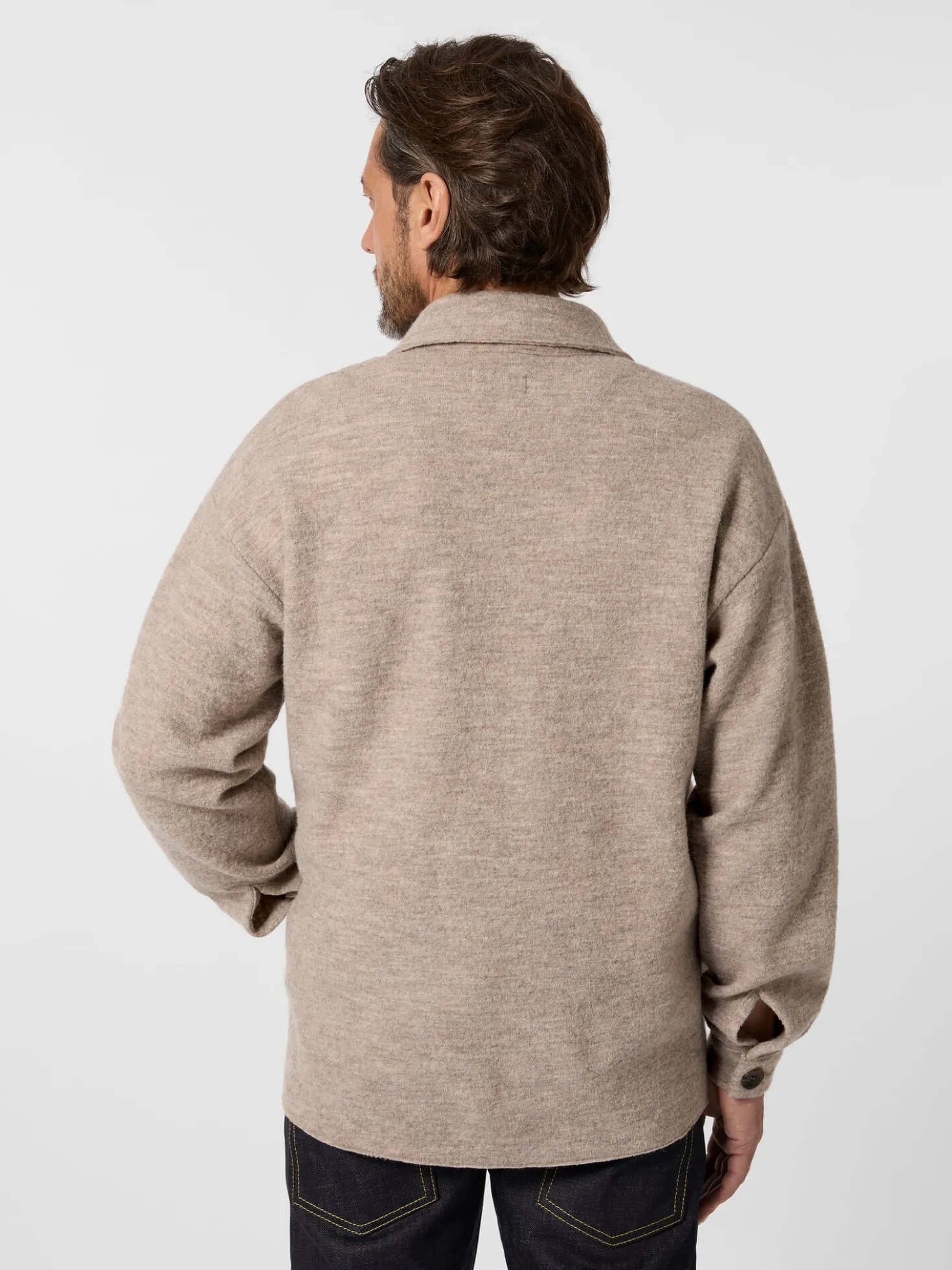 Herren-Hemdjacke Wollwirk