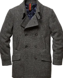 Herrenjacke Doppelreiher