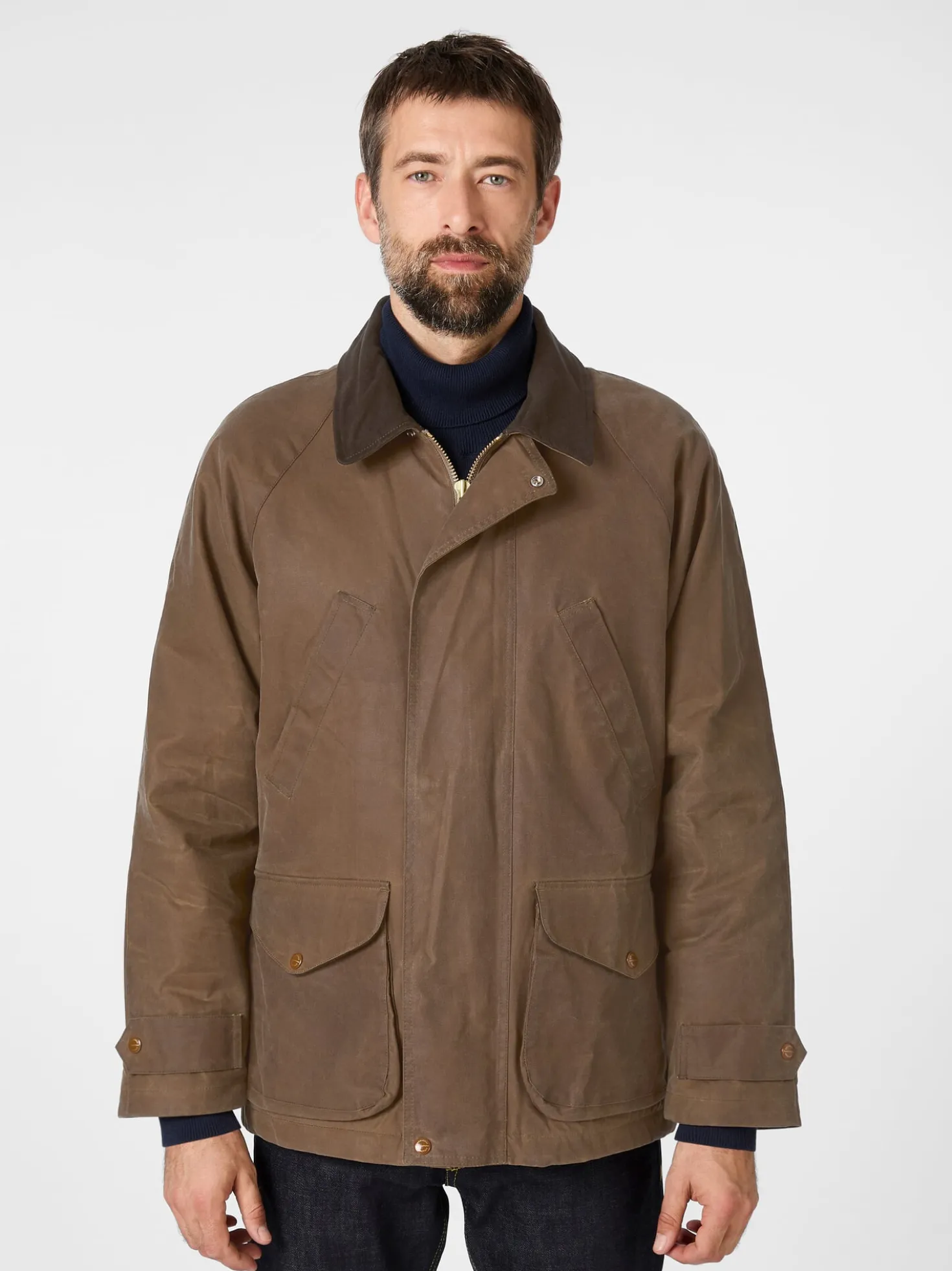 Herrenjacke gewachst