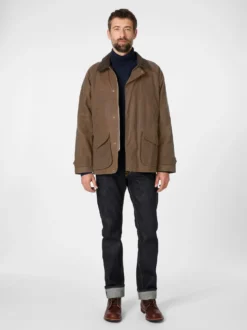 Herrenjacke gewachst