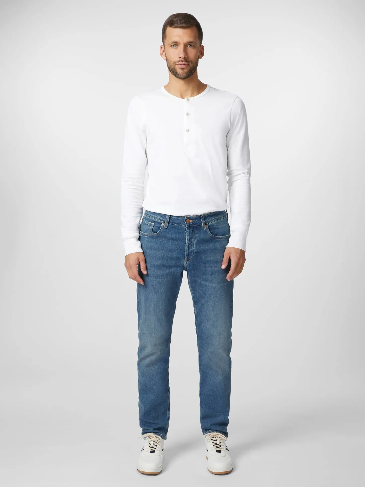 Herrenjeans Hank Mid Tapered