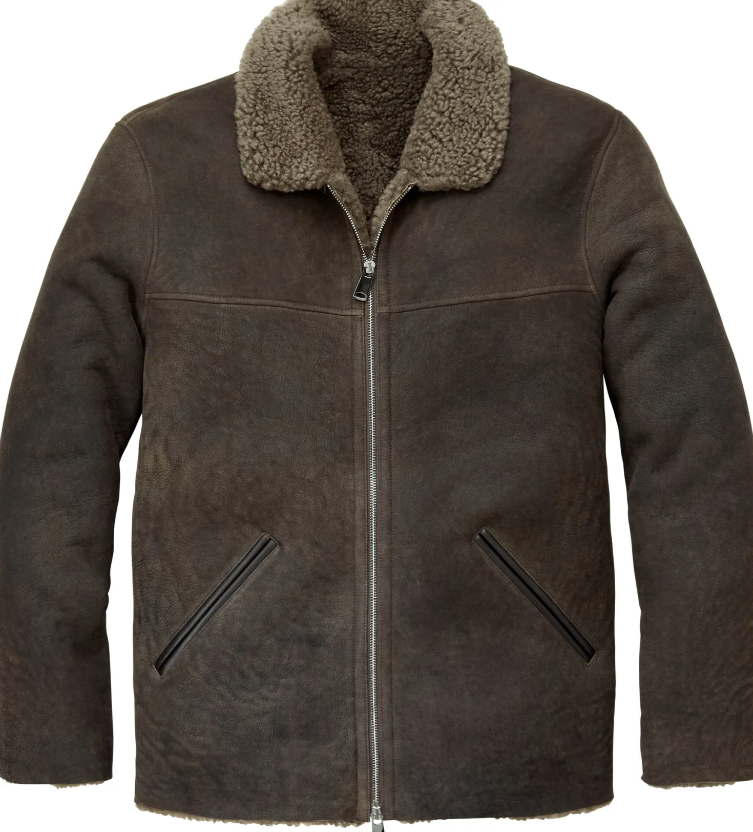 Herren-Lammfelljacke