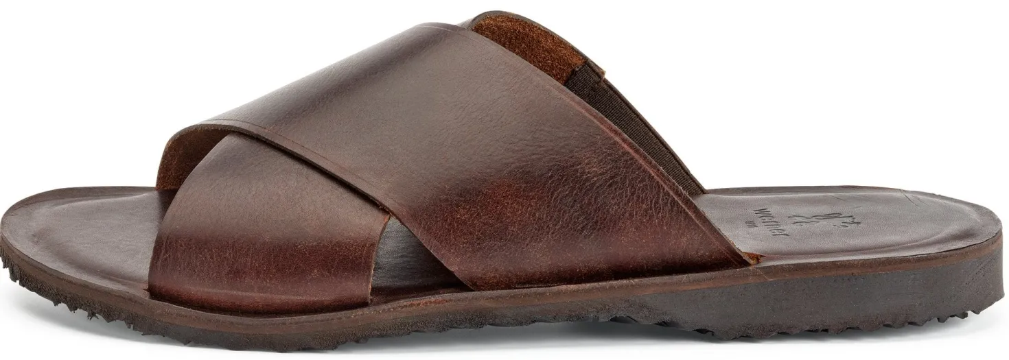 Herren-Lederpantolette