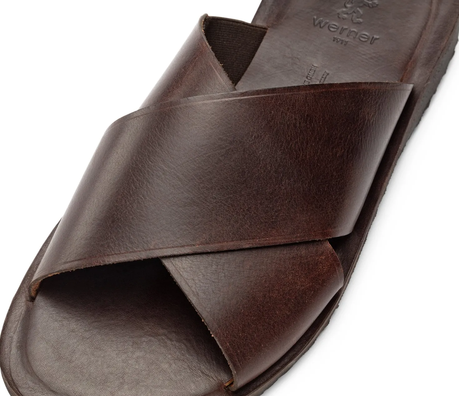 Herren-Lederpantolette