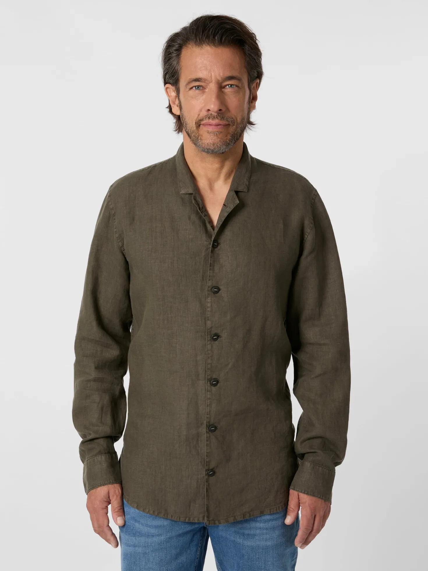Herren-Leinenhemd