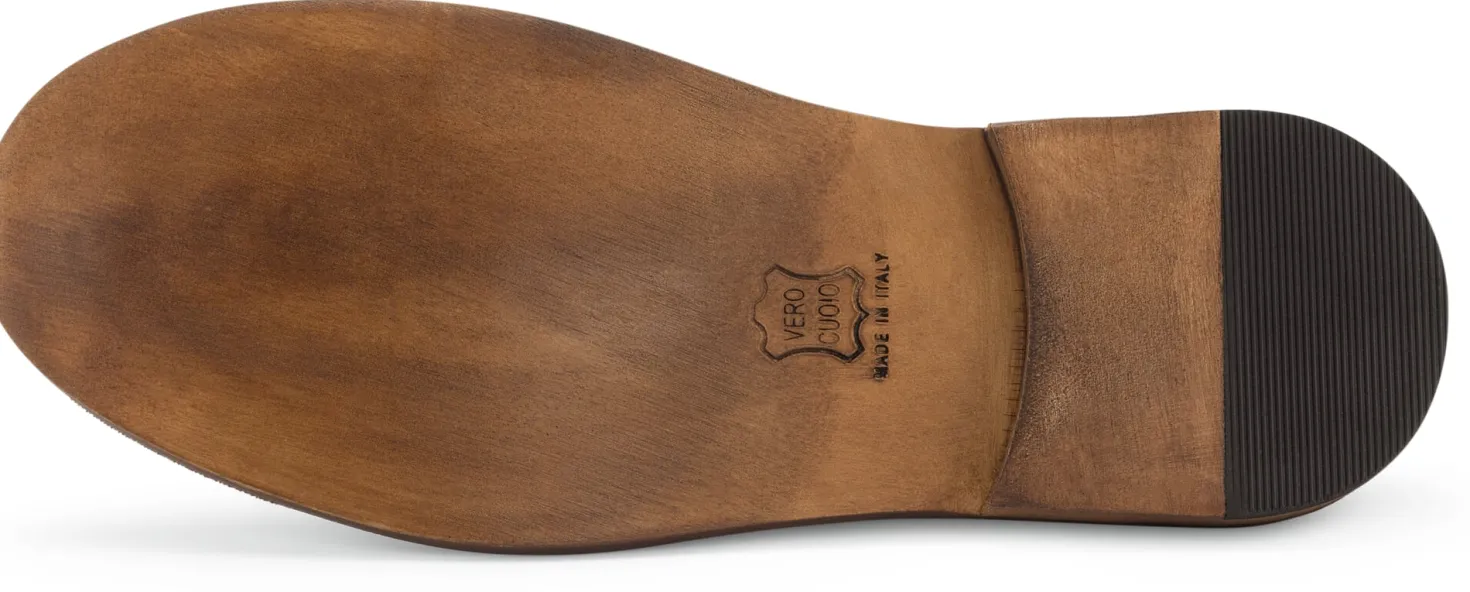 Herren-Loafer Ledersohle