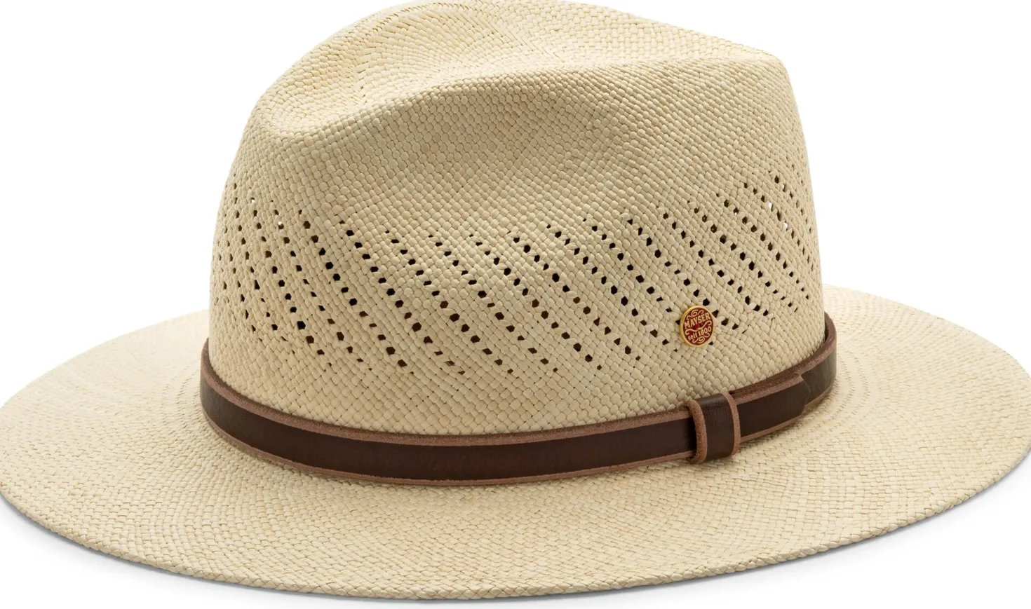 Herren-Panamahut mit Lederband