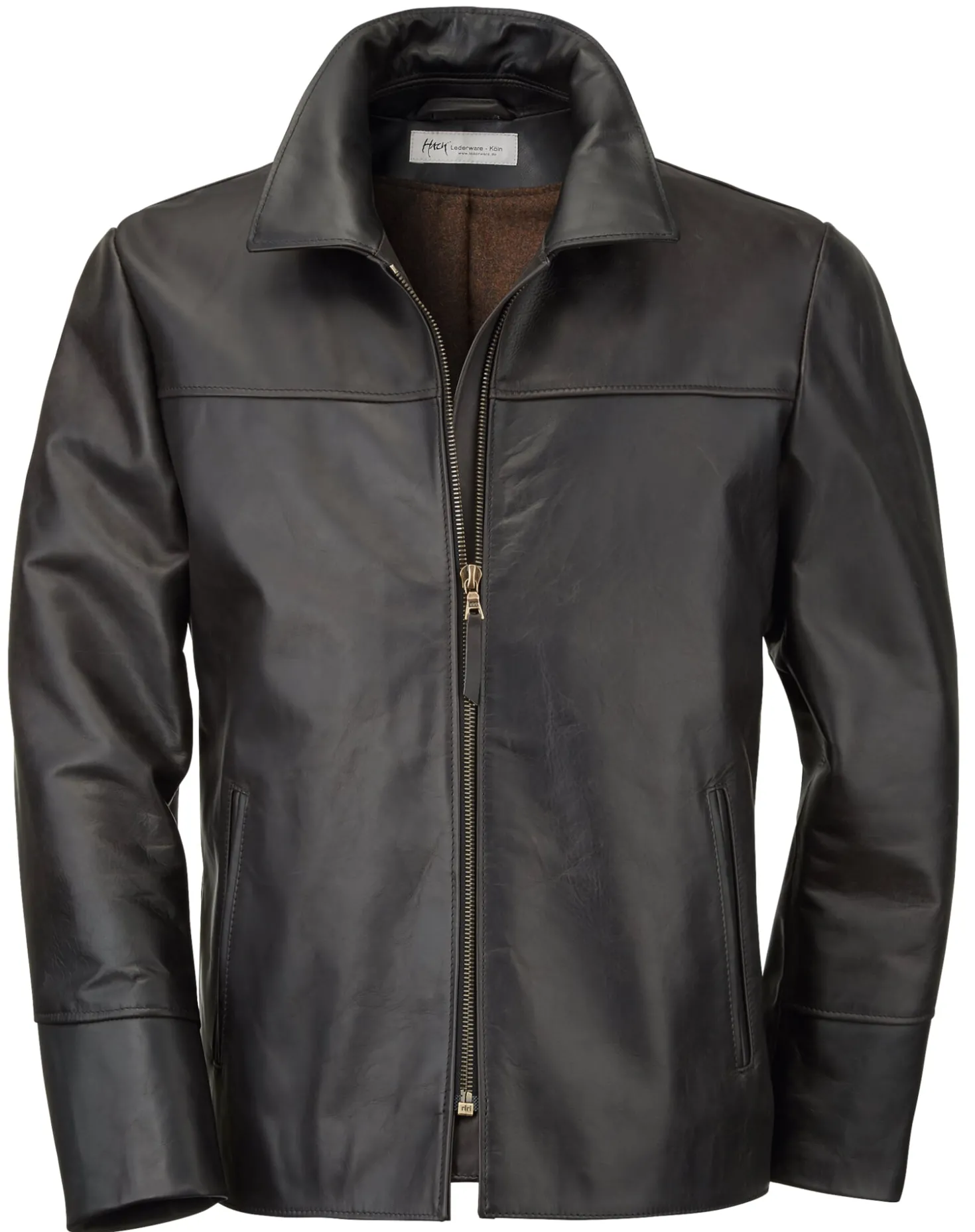 Herren-Pferdelederjacke Pull-up
