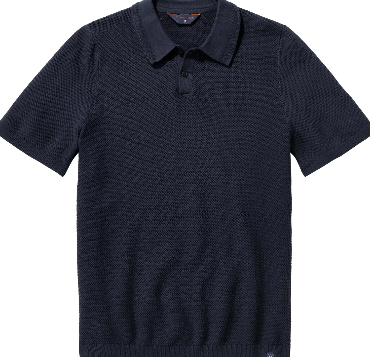 Herren-Poloshirt gestrickt